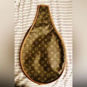 Louis Vuitton Monogram Racket Cover in Brown and Tan